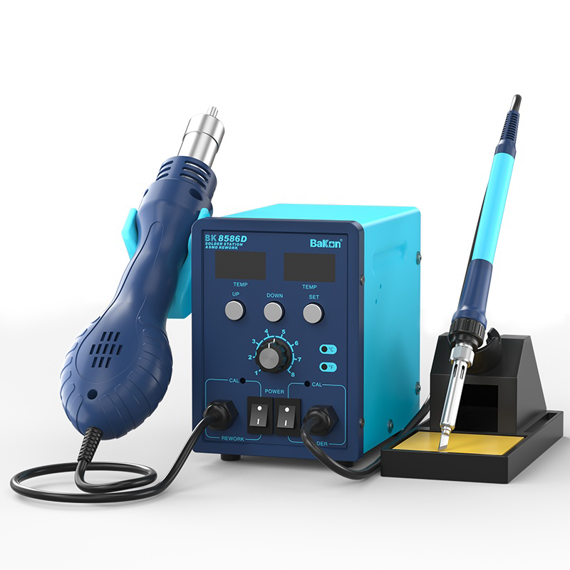 BK8586D 2-in-1 air gun soldering station