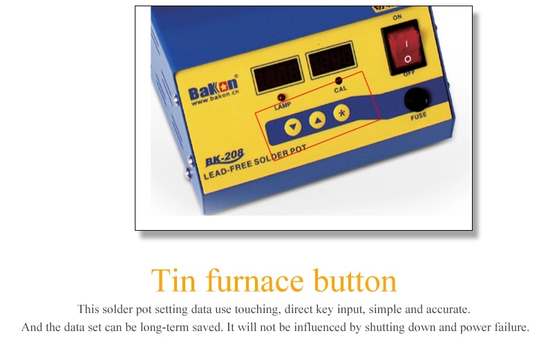 BK201/202/203/204 solder pot soldering tin stove 6