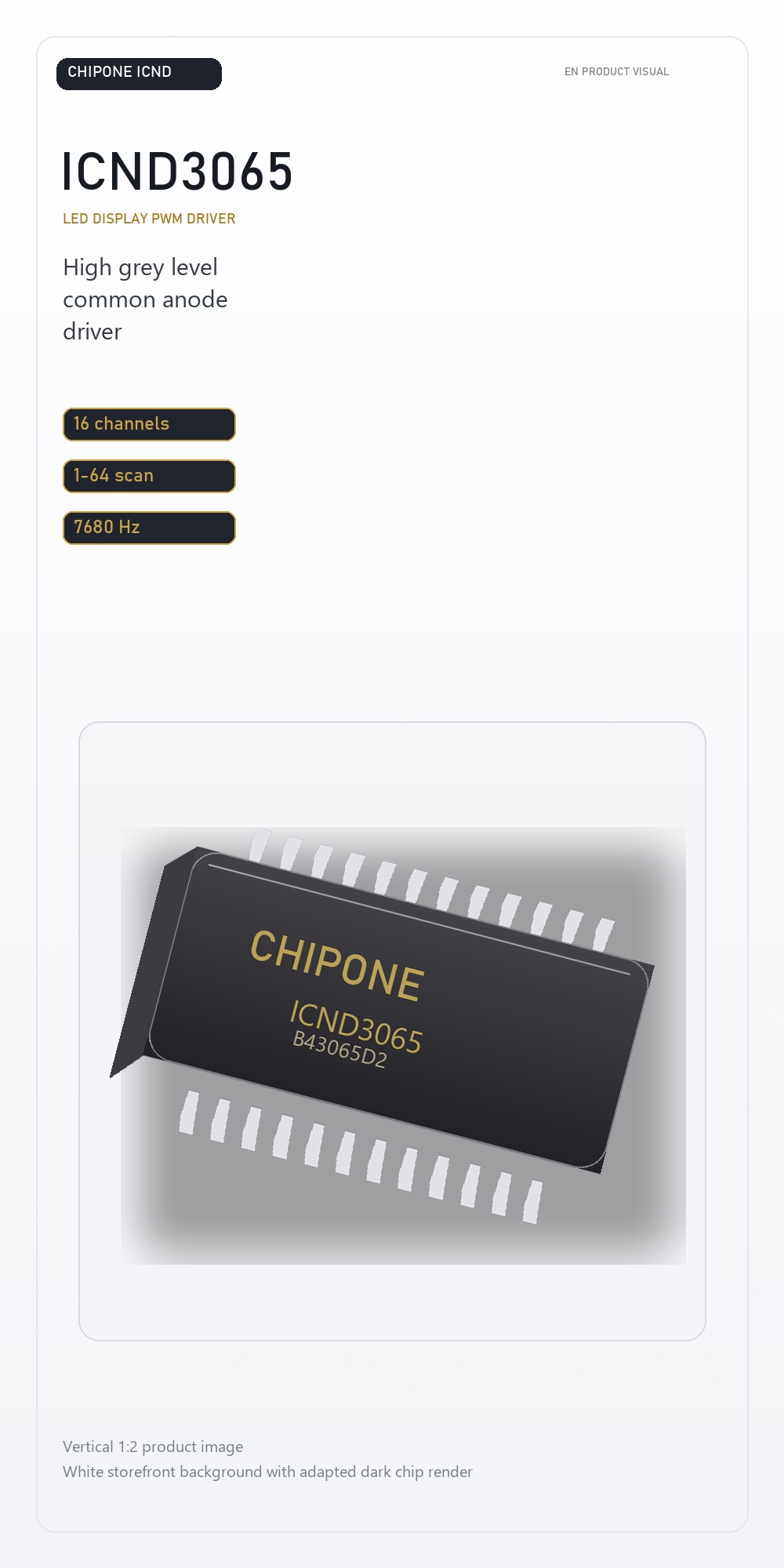 Chipone LED Screen Drive IC 8