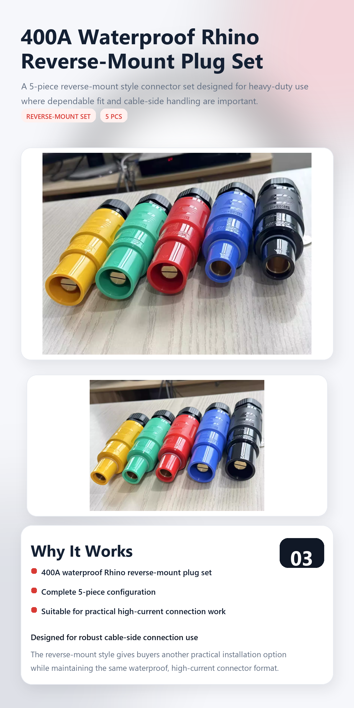 400A US-Standard Waterproof Rhino Plug 3